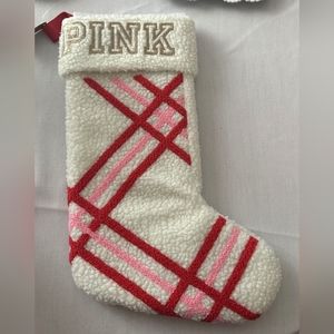 NWT PINK Victoria’s Secret Christmas Stocking Pink